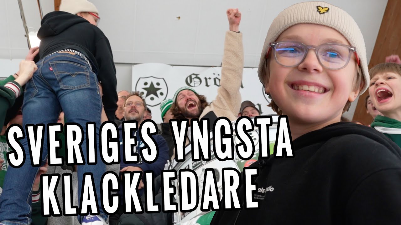 Går på Tingsryd-match med Sveriges yngsta klackledare