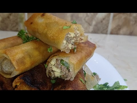 بوراك-باللحم-المفروم-bourek-à-la-viande-hachée-et-oeuf