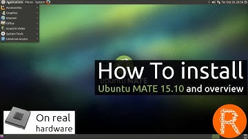 How To install Ubuntu MATE 15.10 and overview | ubuntu classic