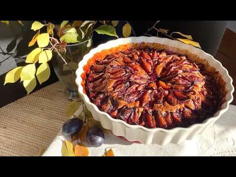 SWEET AND SOUR PLUM TART: SPONGY DAMSON (MRDM) TART