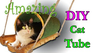 Swing and Tunnel Delight: Building Your Cat’s Dream Tube with a Log Swing 🙀 by Our Catio Home 917 views 9 months ago 2 minutes, 29 seconds