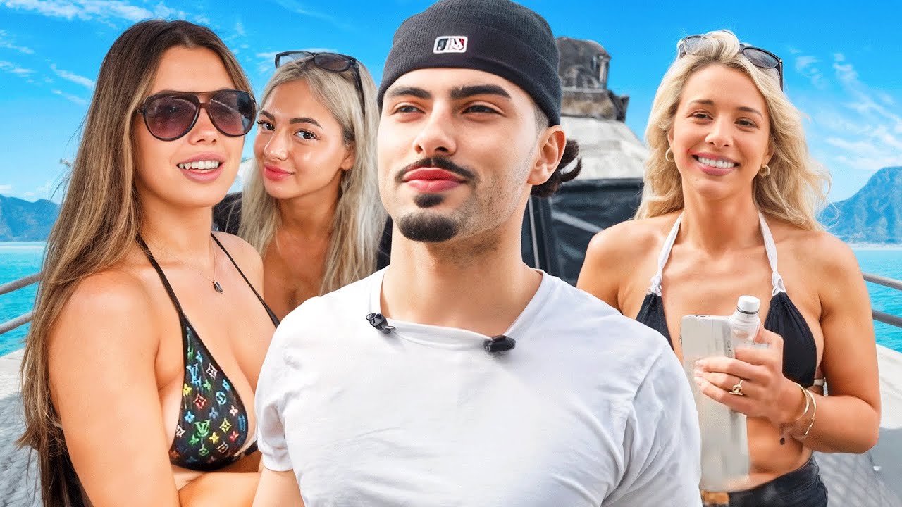 Я катался на яхте с Ланой и Риной..