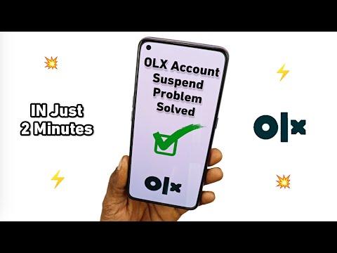 How To Solve OLX Account Suspended Problem, IN Just 2 Minutes