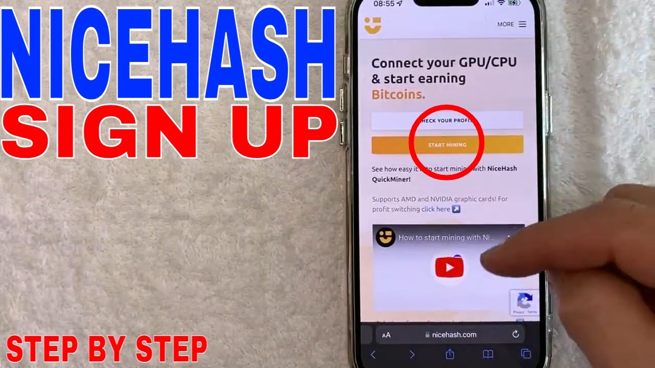 Nicehash Sign In 🔴🔴 How To Sign Up For NiceHash Mining - YouTube