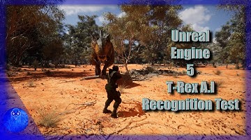 Unreal Engine 5 | AI T-REX Recognition Test