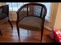 DIY: How To Refinish & Reupholster A Chair- Cane Chair Pt. 1 DIY: How To Refinish & Reupholster A Chair- Cane Chair Pt. 1