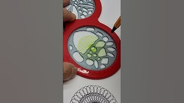 Simple Spirograph design Satisfying ASMR Video #shorts #ytshorts