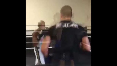 Anderson Silva Sparring