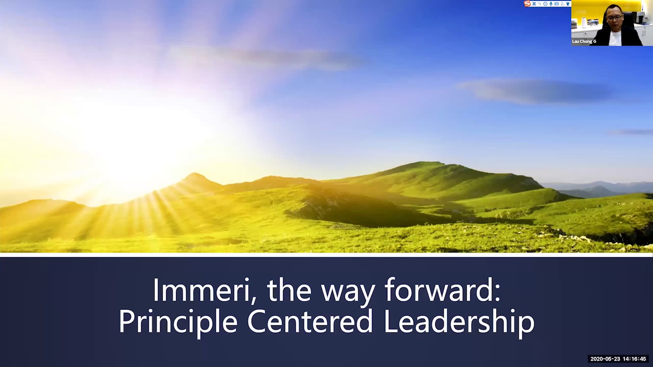 CHAIRMAN'S EXCLUSIVE LEADERSHIP TRAINING - MR. LAU CHONG GUAN