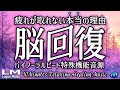 疲れが取れない本当の理由【聴くだけで自律神経を整え脳の疲労を超回復させるBGM04】バイノーラルビート特殊機能音源