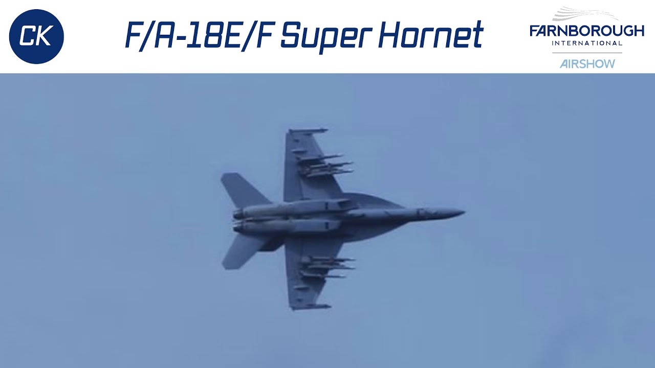 F/A-18E/F Super Hornet Practicing For Farnborough Air Show 2016 - YouTube