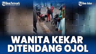 DETIK-detik Anoy Binaragawati Bandung Ditendang Driver Ojol di BEC Gegara Batalkan Orderan