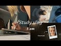 Rveille  5h pour travailler  study vlog cned