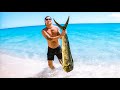 Deep sea fishing challenge catch and cook