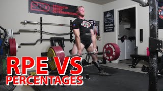 RPE vs Percentage Based Training