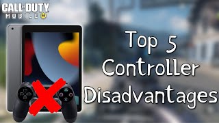 Top 5 Controller Disadvantages On COD Mobile!
