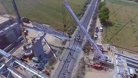 Rail Over Bridge Steel Girder Launching by VRC Construction (I) Pvt. Ltd