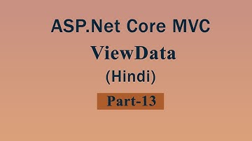 ViewData in ASP.NET Core MVC | Pass Data from Controller to View