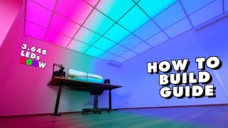 DIY GIANT LED CEILING - How To Build Guide | Tips, Tricks & More