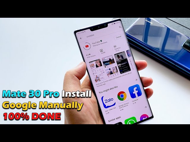 Huawei Mate 30 Pro Install Google Manually100% DONE 10