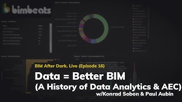 Data = Better BIM (A History of Data Analytics & AEC) w/Konrad Sobon