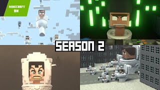 SKIBIDI TOILET Minecraft Animation - SKIBIDI CRAFT Season 2 (all episodes)