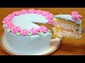 Torta di Compleanno veloce decorata con panna montata