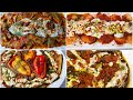 4 Side Dish , Borani Banjan , kadu , Kachaloo چهار نوع بورانی های  مختلف