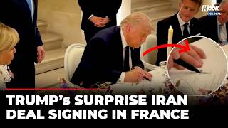 BREAKING NEWS: Trump Signs US-Iran Agreement During Macron's State Dinner At Palace of Versailles