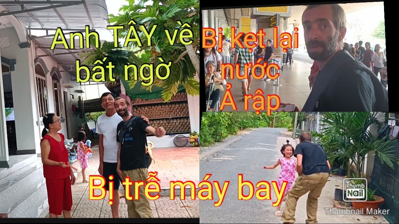 CUỘC HÀNH TRÌNH  ANH TÂY VỀ  BẤT NGỜ THĂM BA MẸ VỢ TƯƠNG LAI, SEB TRỄ CHUYẾN BAY BỊ KẸT LẠI.