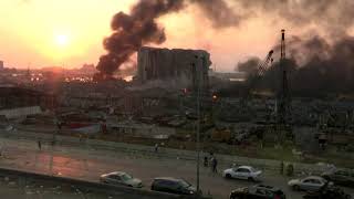 Massive explosion devastates Beirut seaport