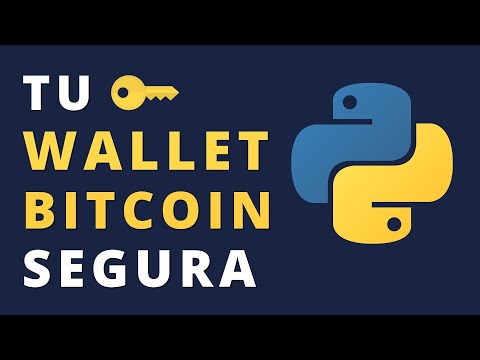 CÓMO CREAR una WALLET de BITCOIN SEGURA con Python