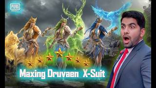 Maxing Druvaen X-Suit to 7 Star🔥 PUBG MOBILE Live 🔥 screenshot 1
