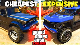 Cheapest vs most expensive off-road truck (GTA5)