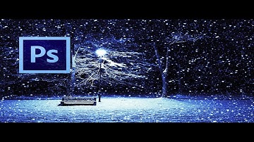 Adobe Photoshop : Snow Effect - Tutorial [HD]