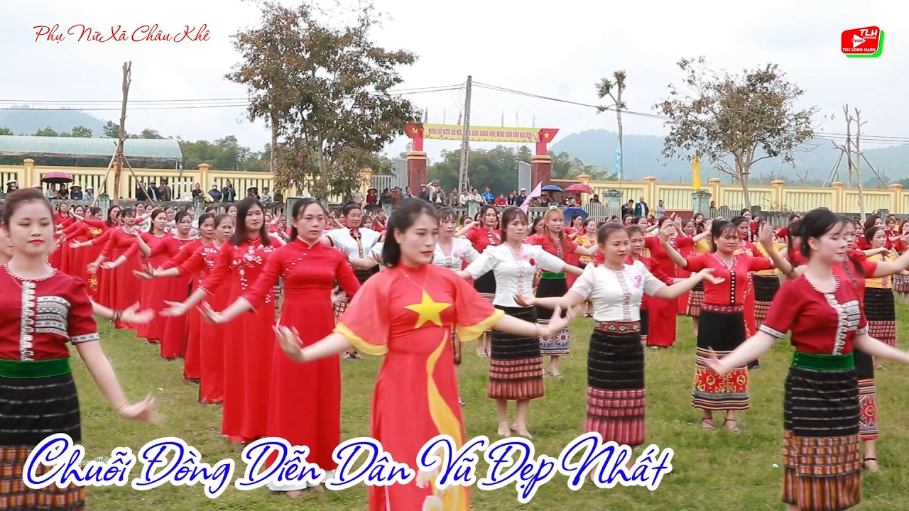 Chuỗi Các Tiết Mục Đồng Diễn Dân Vũ Đẹp Nhất Do Cán Bộ Hội Viên Phụ Nữ Châu Khê Biểu Diễn