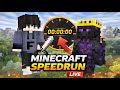 Minecraft Speedrun Practice LIVE ⏱️ w/ @Devthelegendofficial  | FliggIsLive