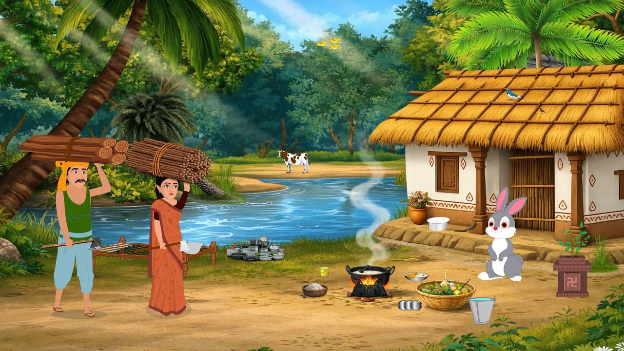 एक गरीब लकड़हरा की चालाक पत्नी | Ek Greeb Lakadhara Ki Chalak Patni | Hindi Kahani | Moral story 