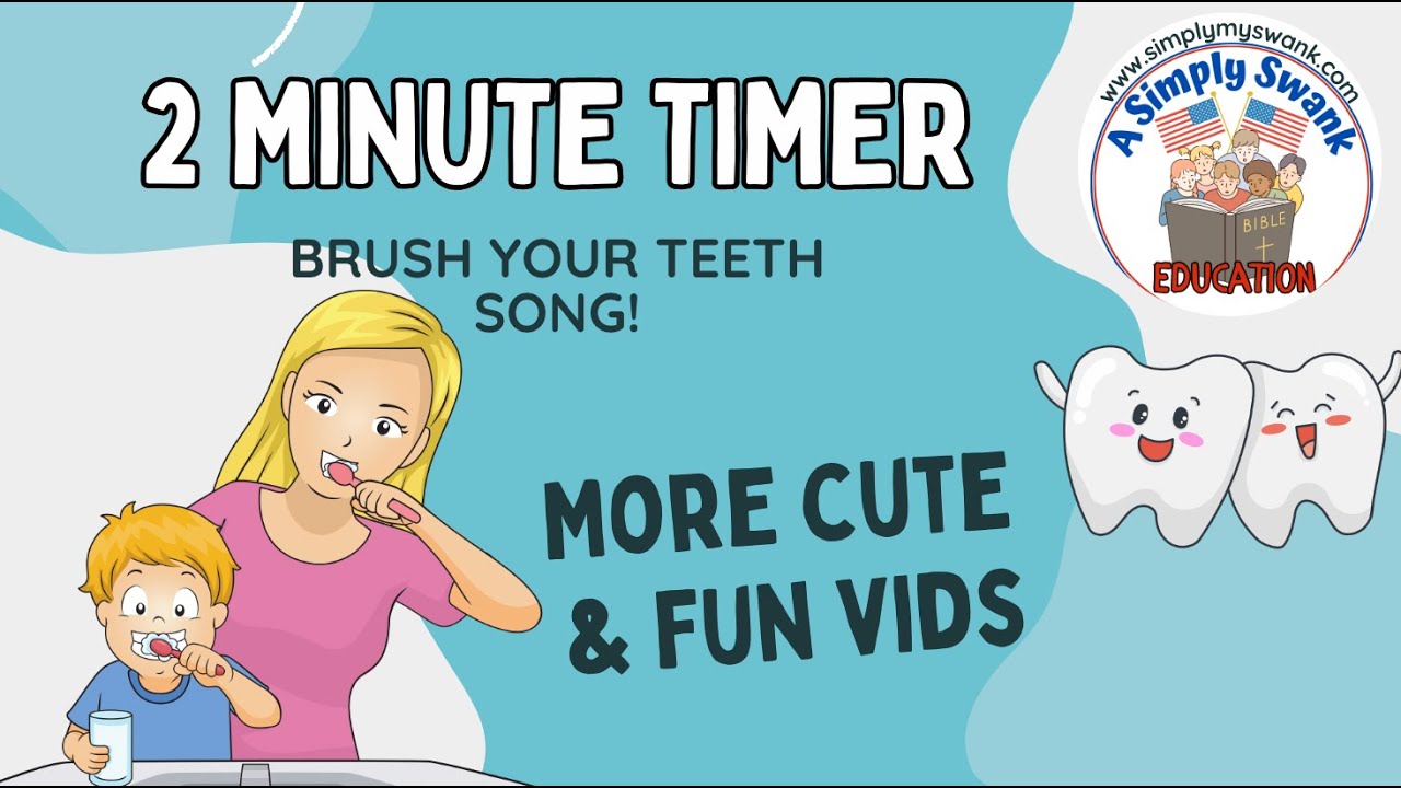 BRUSH YOUR TEETH SONG - 2 MINUTE TIMER - BRUSH YOUR TEETH WITH JESUS ...