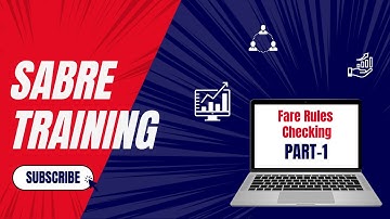 How to Check Fare Rules in Sabre GDS | PART 1 | Step-by-Step Training