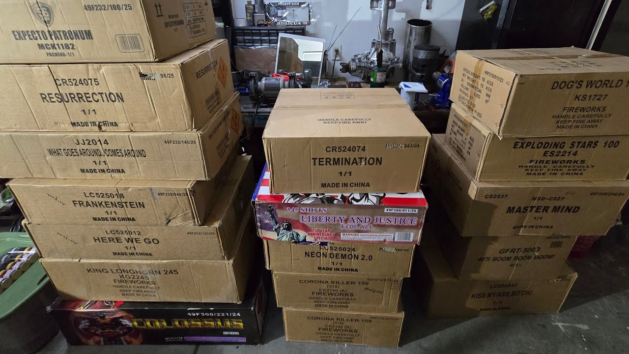 2026 4th OF JULY FIREWORK STASH.. ALL BANGERS!!! 