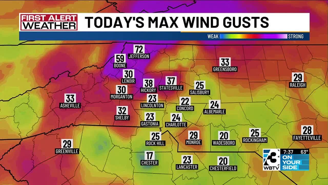Hey Rachel: Is the fire danger and wind speeds going to be a problem ...
