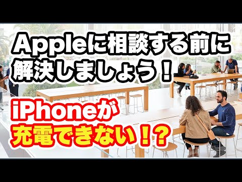 充電できない？充電が遅い？iPhoneの充電トラブルを解決します！【Appleサポートシリーズ】