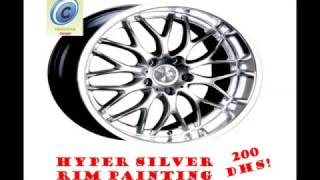 HYPER SILVER RIM PAINTING @ 200dhs!