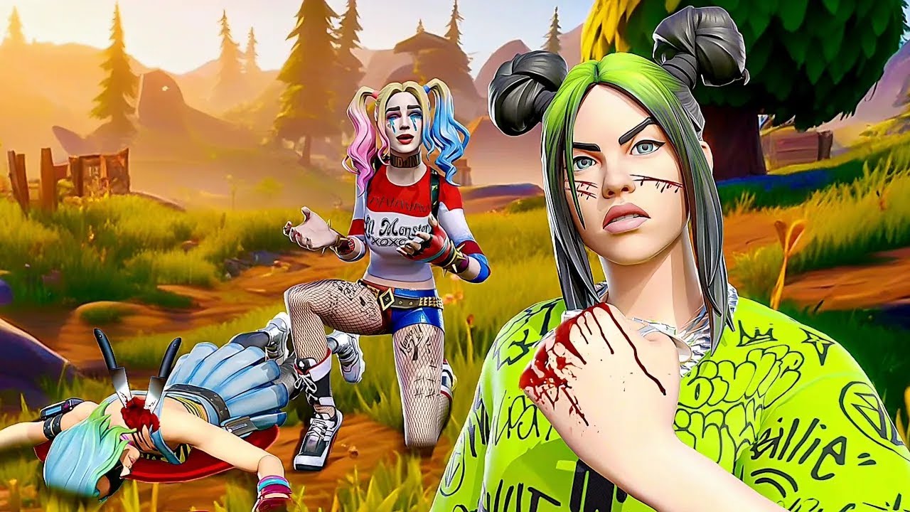 BILLIE EILISH Life Story - Becoming a MEAN GIRL!! Fortnite...