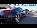 New Wheels For The 350z! Plus Garage Updates & A Sneak Peak At the Next Project Car!