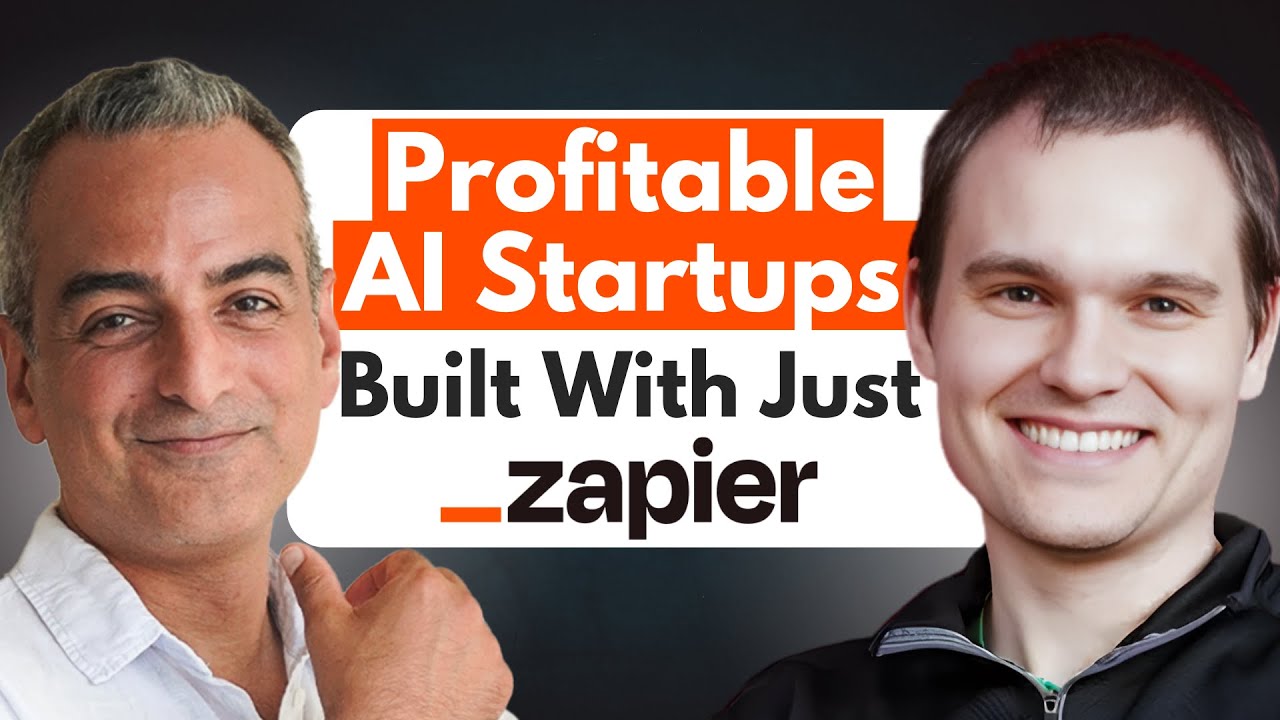 Zapier founder Wade Foster explaining AI automations for businesses