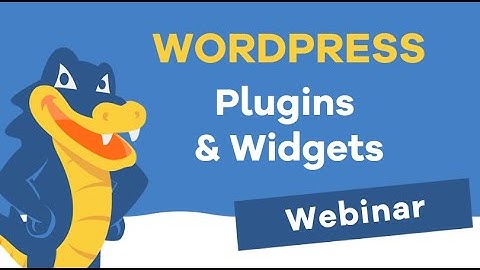 WordPress Plugins & Widgets - What you NEED to Know