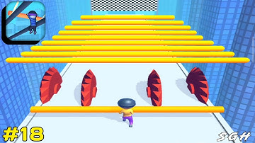 Roof Rails - Gameplay Walkthrough (Android, iOS) Part 18 | Level 176 - 187