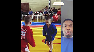 This Kid Won His Wrestling Match Even Before It Began His Intimidating Look Scared His Opponent 